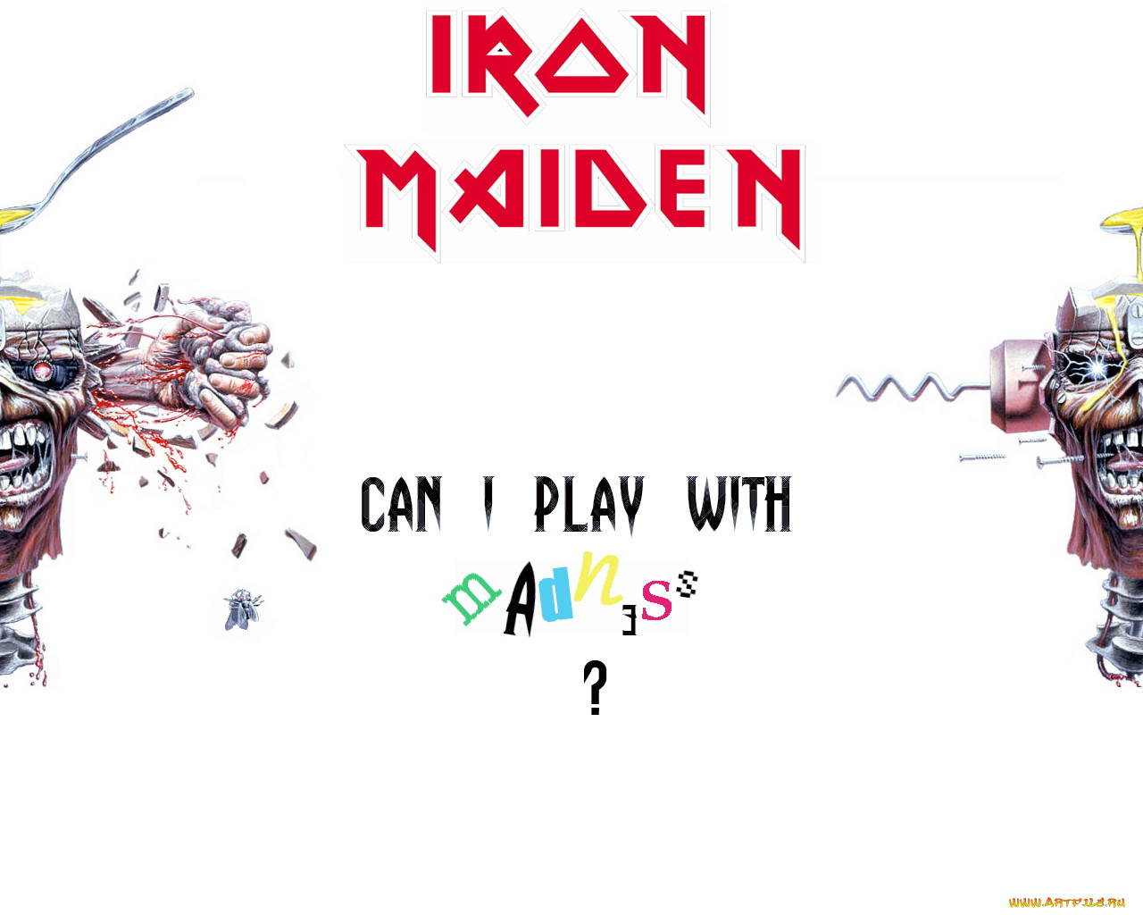 can, play, with, madness, , iron, maiden